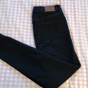 Madewell black skinny jeans